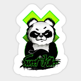 Panda Sweet Killer Sticker